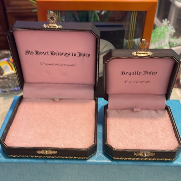BUNDLE OF 2 JUICY COUTURE-BEVELED EDGE JEWELRY BOX - Picture 7 of 9